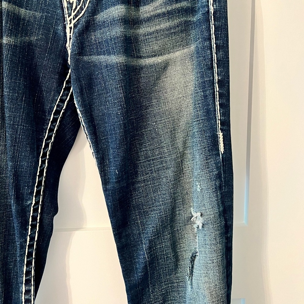 True Religion Flare Jeans - Size 29 (Made in USA) - Bobby Super T - Picture 5 of 10